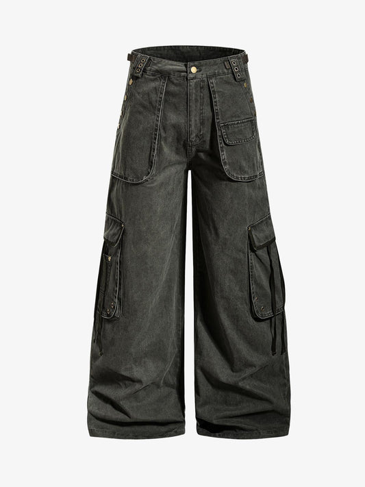 Streetwear Multi-Pocket Baggy Cargo Pants 