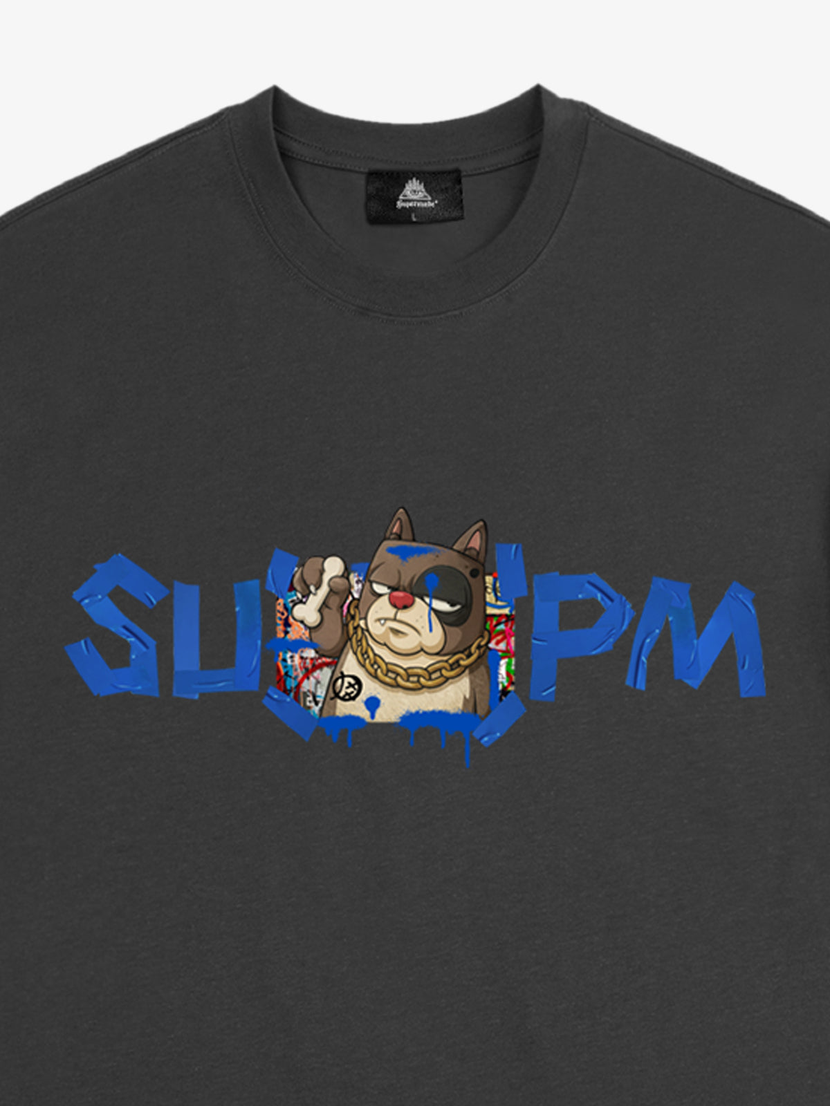 SUPM Graffiti Tape Graphic T-shirt 