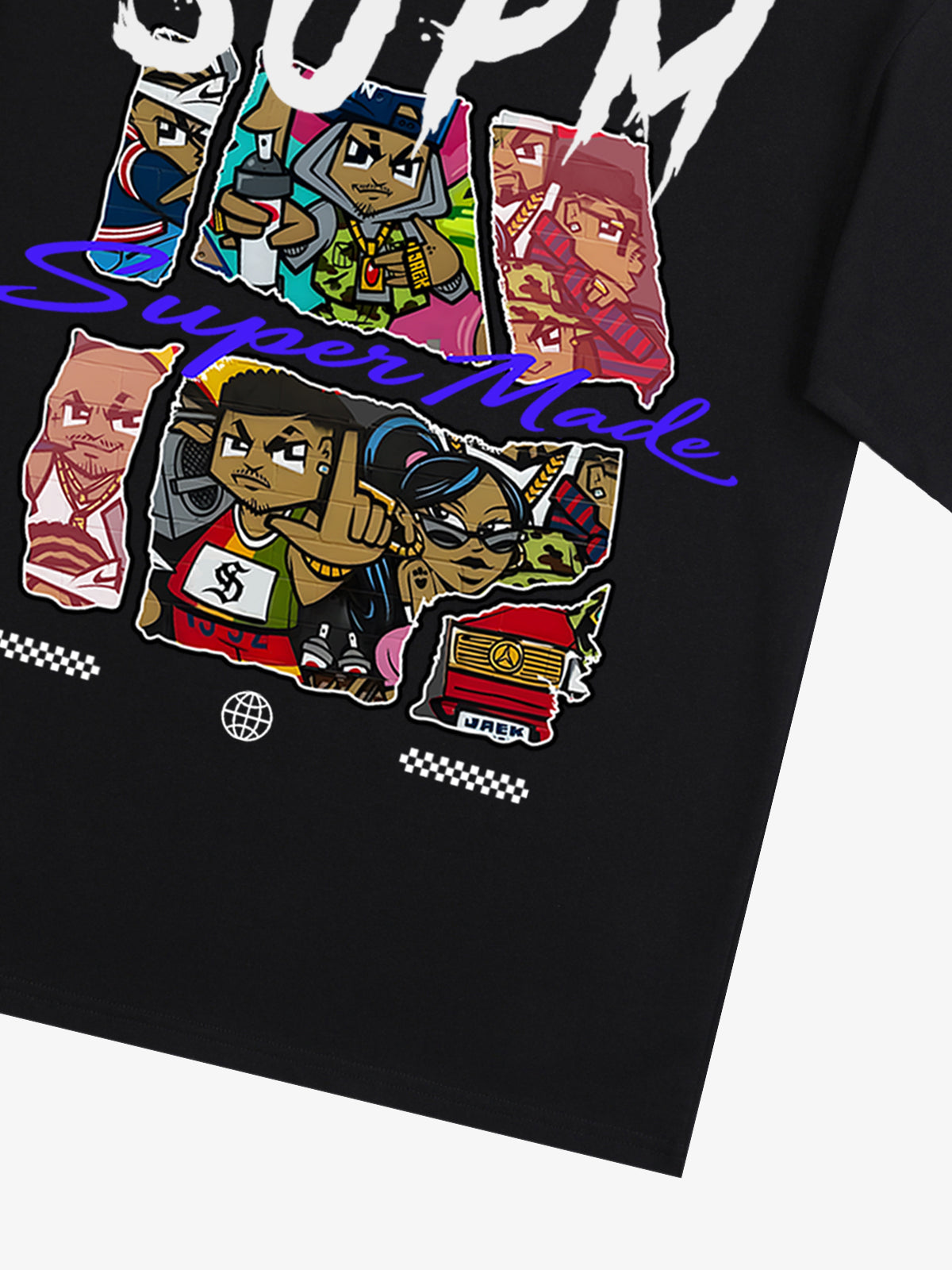 Street figures Bold Graphic T-Shirt 