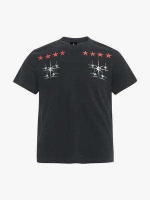 Cyber-Star Gothic Graphic T-Shirt 