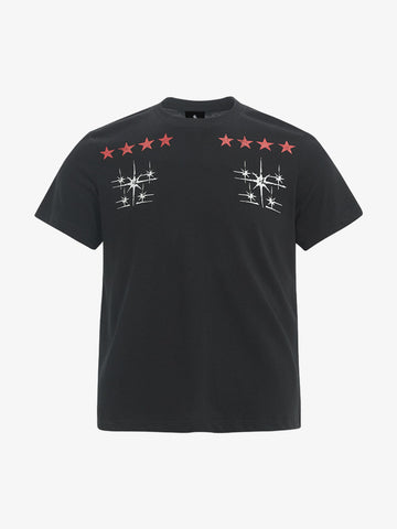 Cyber-Star Gothic Graphic T-Shirt 