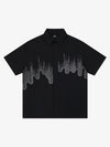 Abstract Skyline Graphic Short Sleeve Shirt