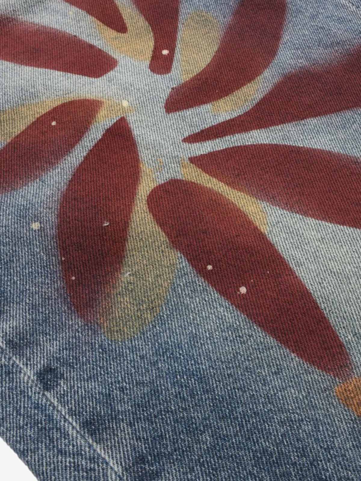 Graffiti Paint-Splatter Jeans