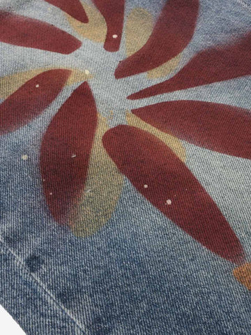 Graffiti Paint-Splatter Jeans