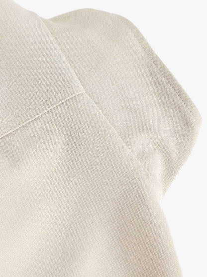 Beige High-Collar Zip-Up Jacket with Functional Pockets - Perfect for Casual and Outdoor Activities 