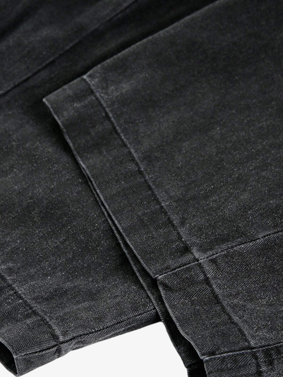 Riveted Pleated Casual Scimitar Pants 