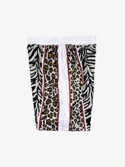 Mixed Animal Print Soccer Shorts 