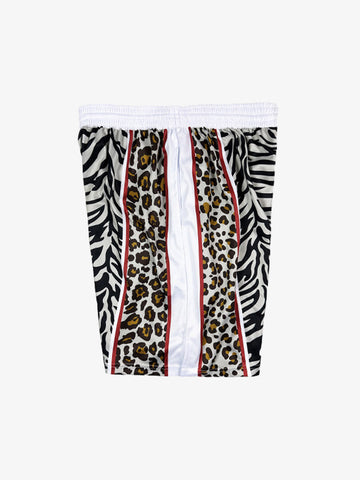 Mixed Animal Print Soccer Shorts 