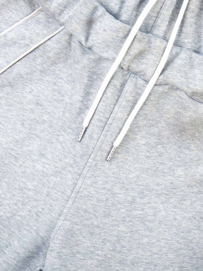 Foldover Waist Wide Leg Sweatpants 