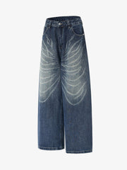 All-Over Rhinestone Embellished Jeans