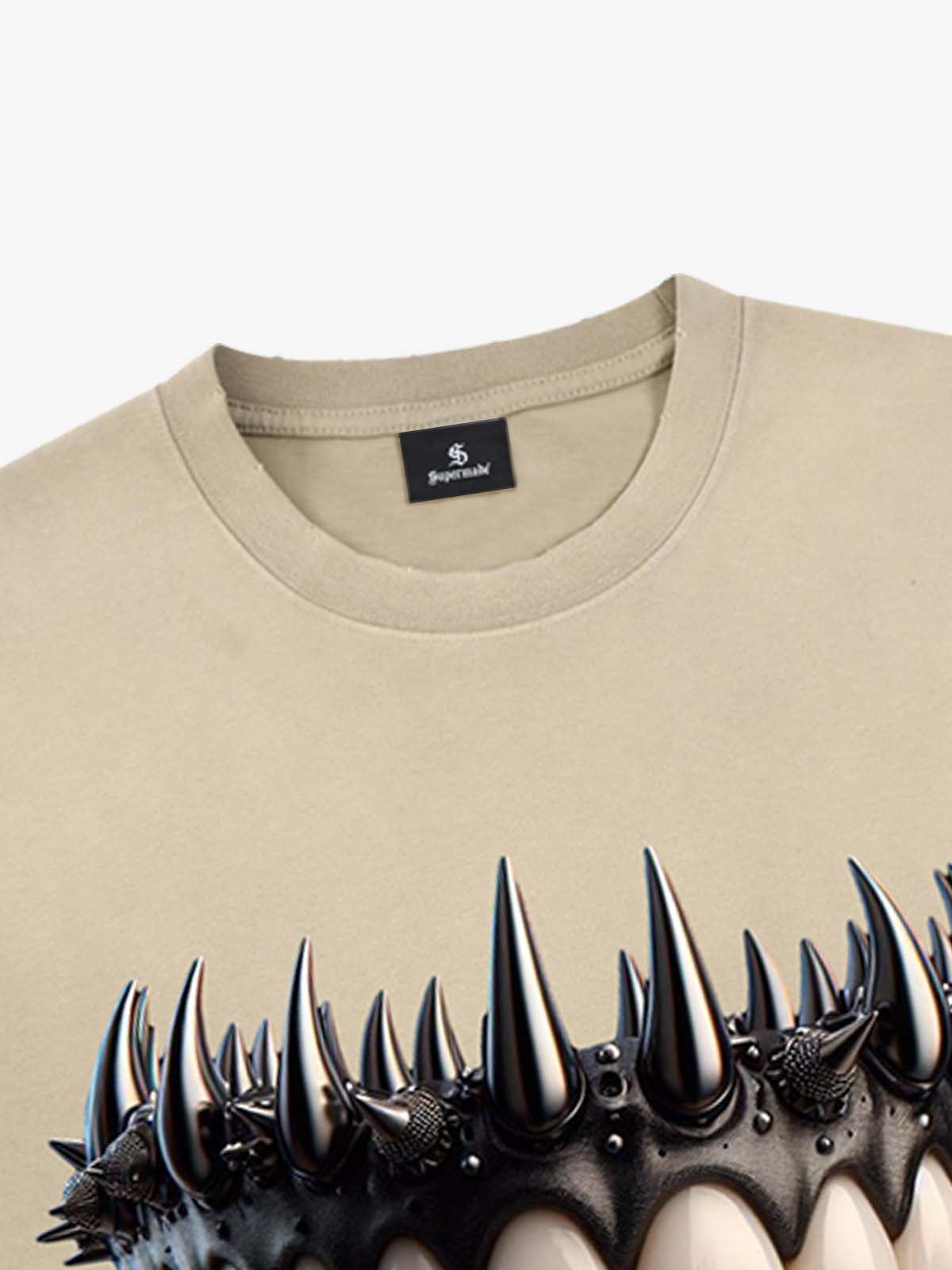 Snake and Sword Graphic T-Shirt with Bold Statement Design 