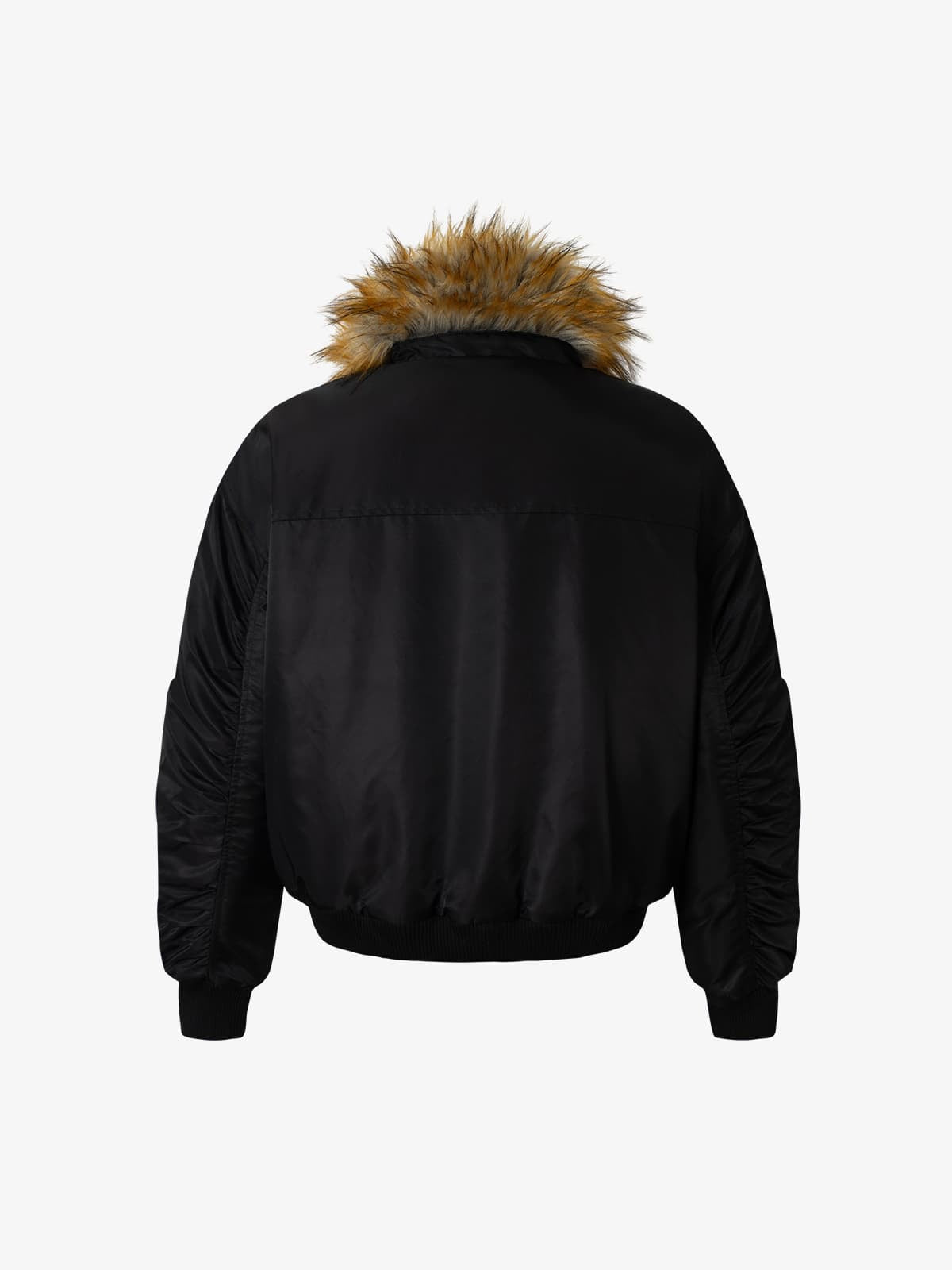 Winter-Ready Corduroy Jacket with Faux Fur Trim for Men 