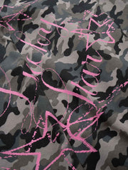 Y2K Camo Pink Print Barrel Sweatpants 