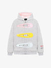 Detachable Hair Clip Decoration Zip Up Hoodie