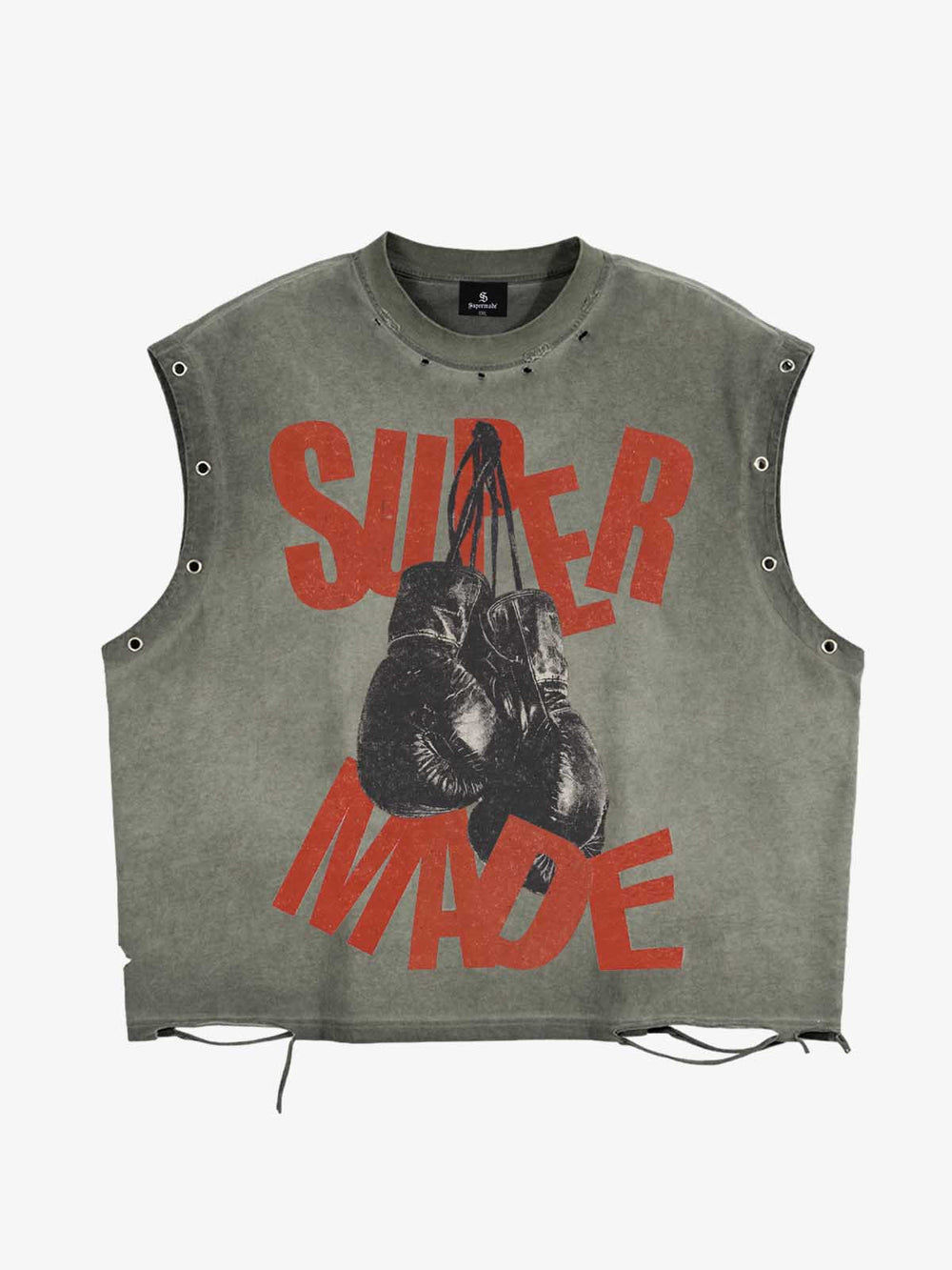 Tanktop mit Used-Look-Boxgrafik