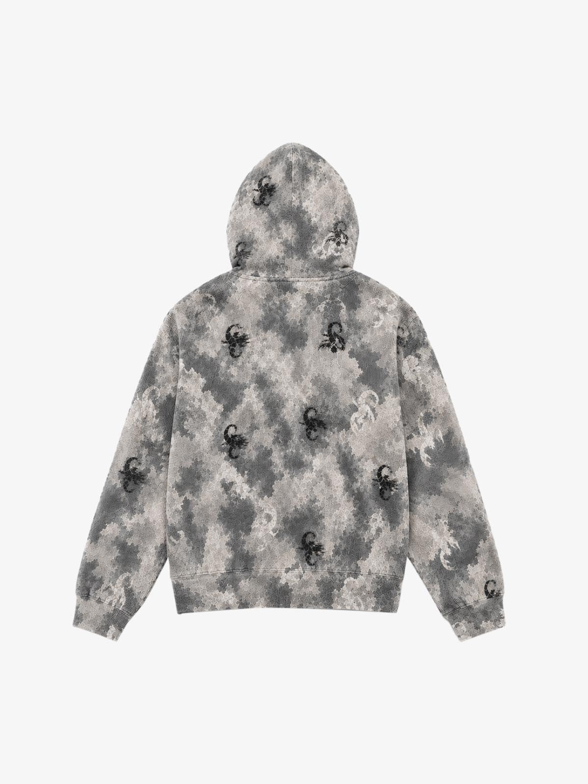 Racing Scorpion Camo Zip-Up Sweatshirt Jacket