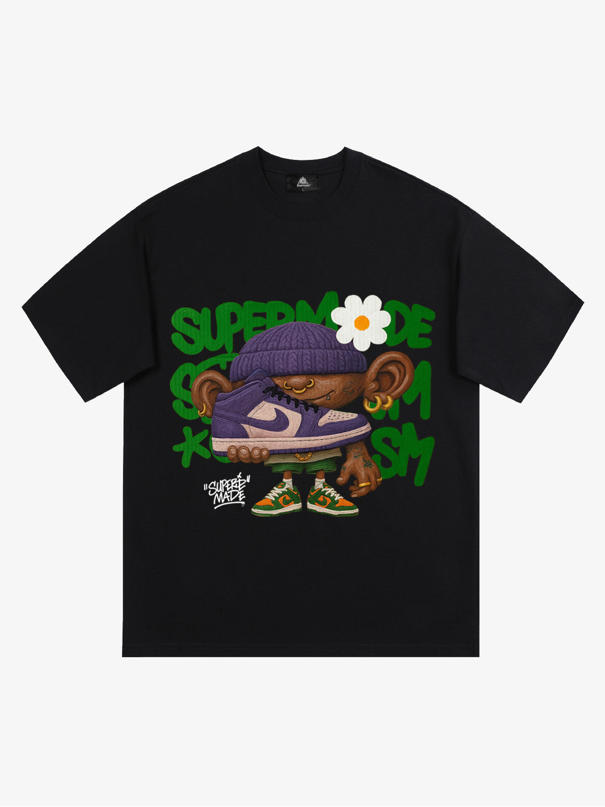 Thesupermade Cartoon Graffiti Sneaker Lovers T-shirt 