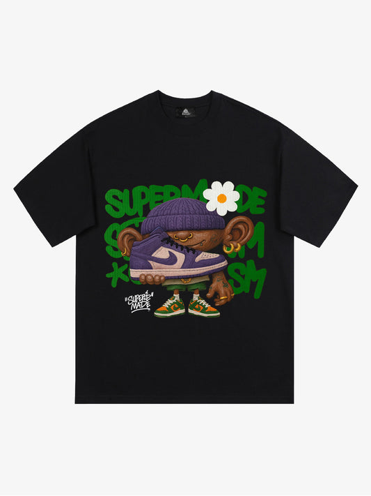 Thesupermade Cartoon Graffiti Sneaker Lovers T-shirt 