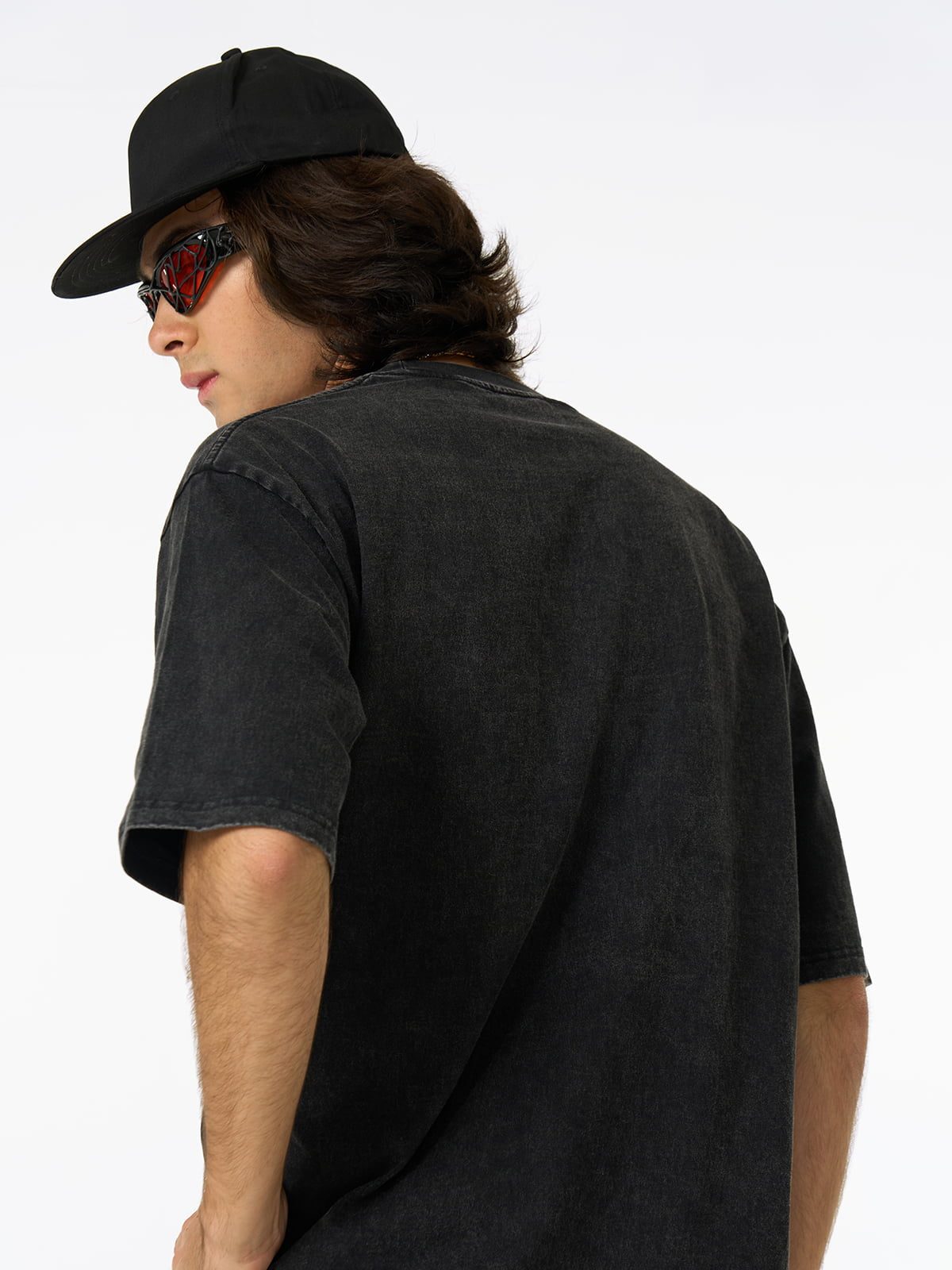 Thesupermade Gangsta Rapper Oversize Graphic T-shirt  - 1990 