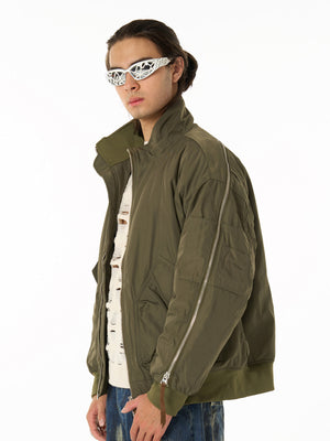 Embroidered Denim Jacket with Trendy Floral Design for Men 