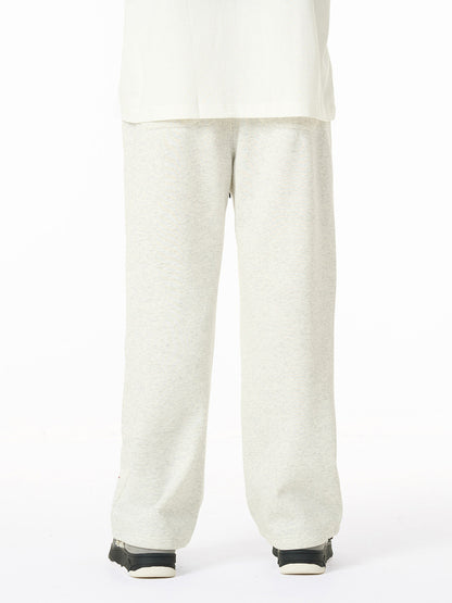 Camouflage Patchwork Contrast Color Lettering Fleece Sweatpants 