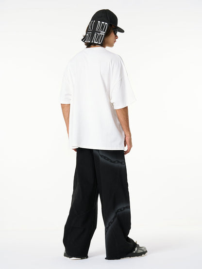 Thesupermade Gangsta Rapper Oversize Graphic T-shirt  - 1990 