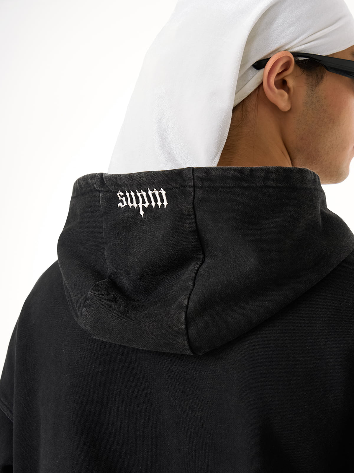 Distressed Electronic Exorcist Print Hoodie 