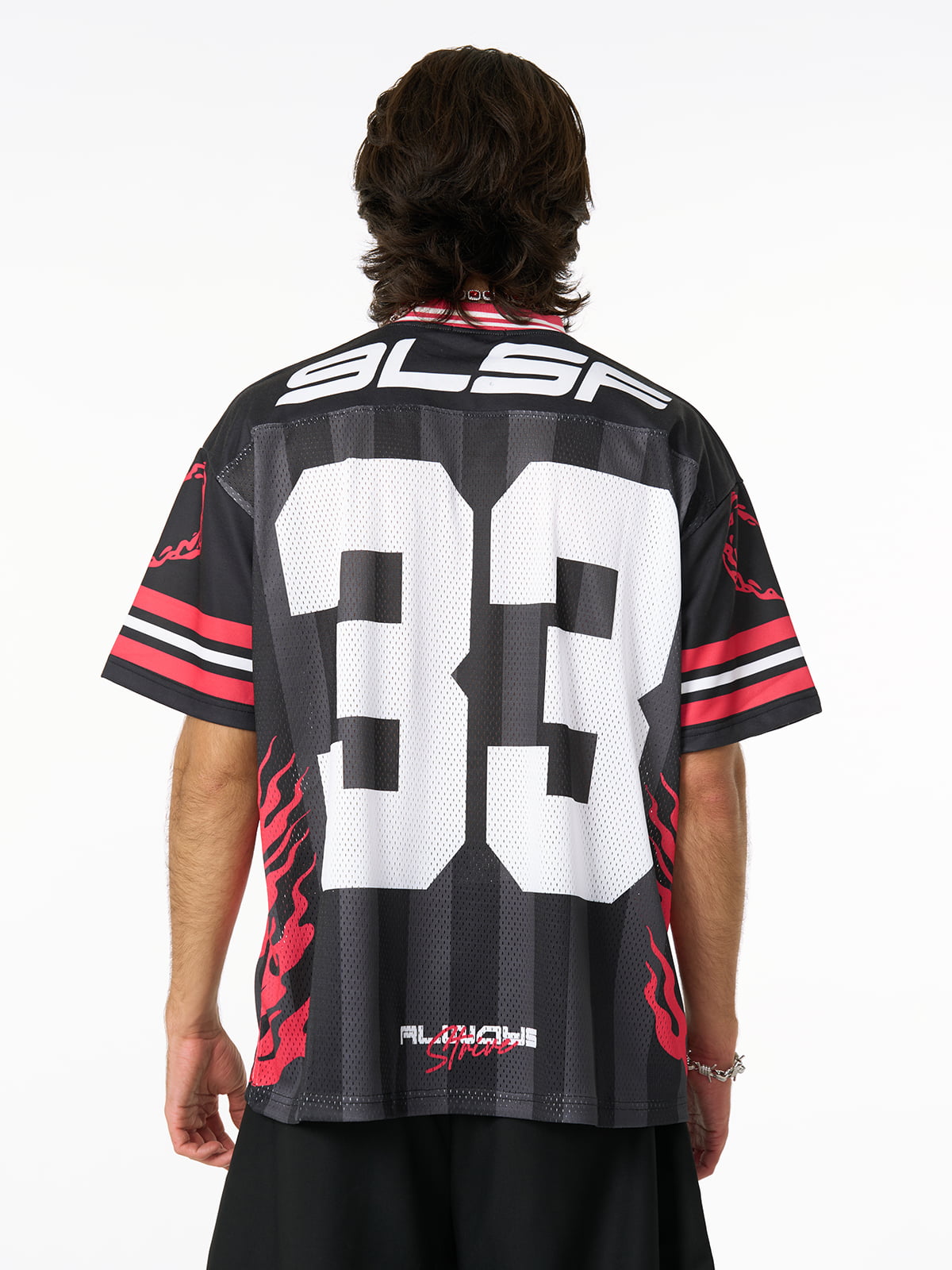 Sport Jersey V-Neck T-Shirt 