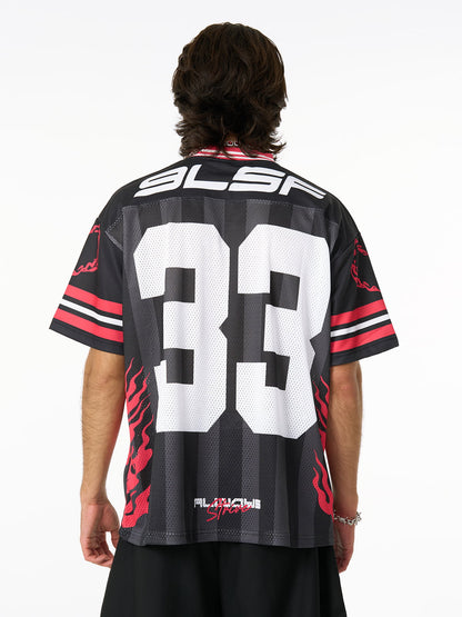 Sport Jersey V-Neck T-Shirt 