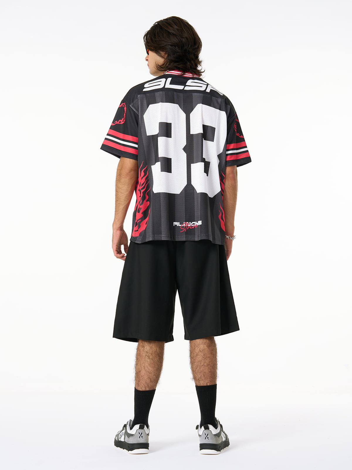 Sport Jersey V-Neck T-Shirt 