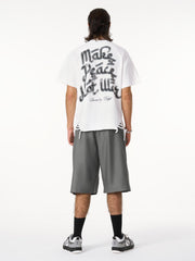 Pleated Design Pendant Decoration Baggy Shorts - 2482 