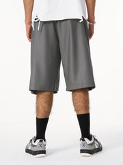 Pleated Design Pendant Decoration Baggy Shorts - 2482 