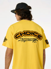 Retro Motorcycle Style Heavy Patch Embroidered T-shirt 