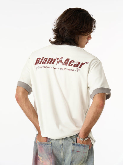 Distressed NO. 28 Jersey T-Shirt - 2442 