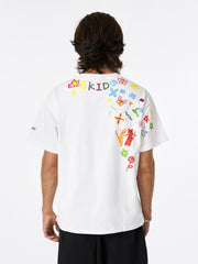Retro Graffiti Hand-Painted T-Shirt 