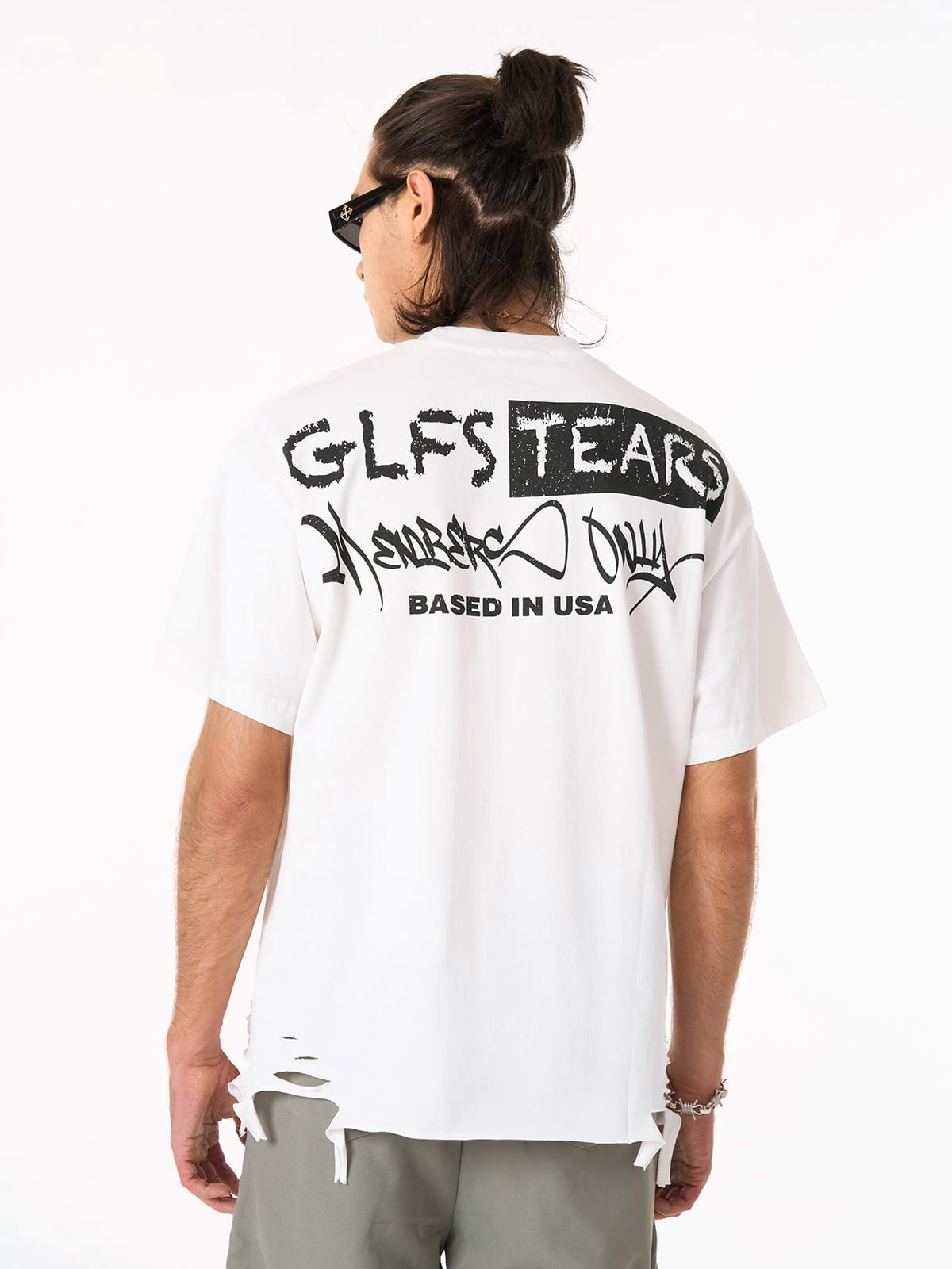 Retro Letter Lip Graphic T-Shirt 