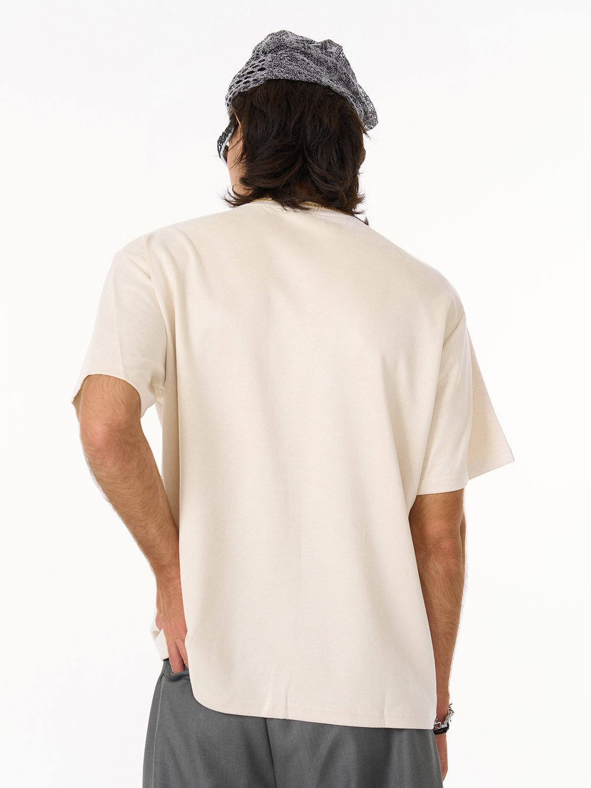 Functional Deconstructed Split Short-sleeved T-shirt - 2437 