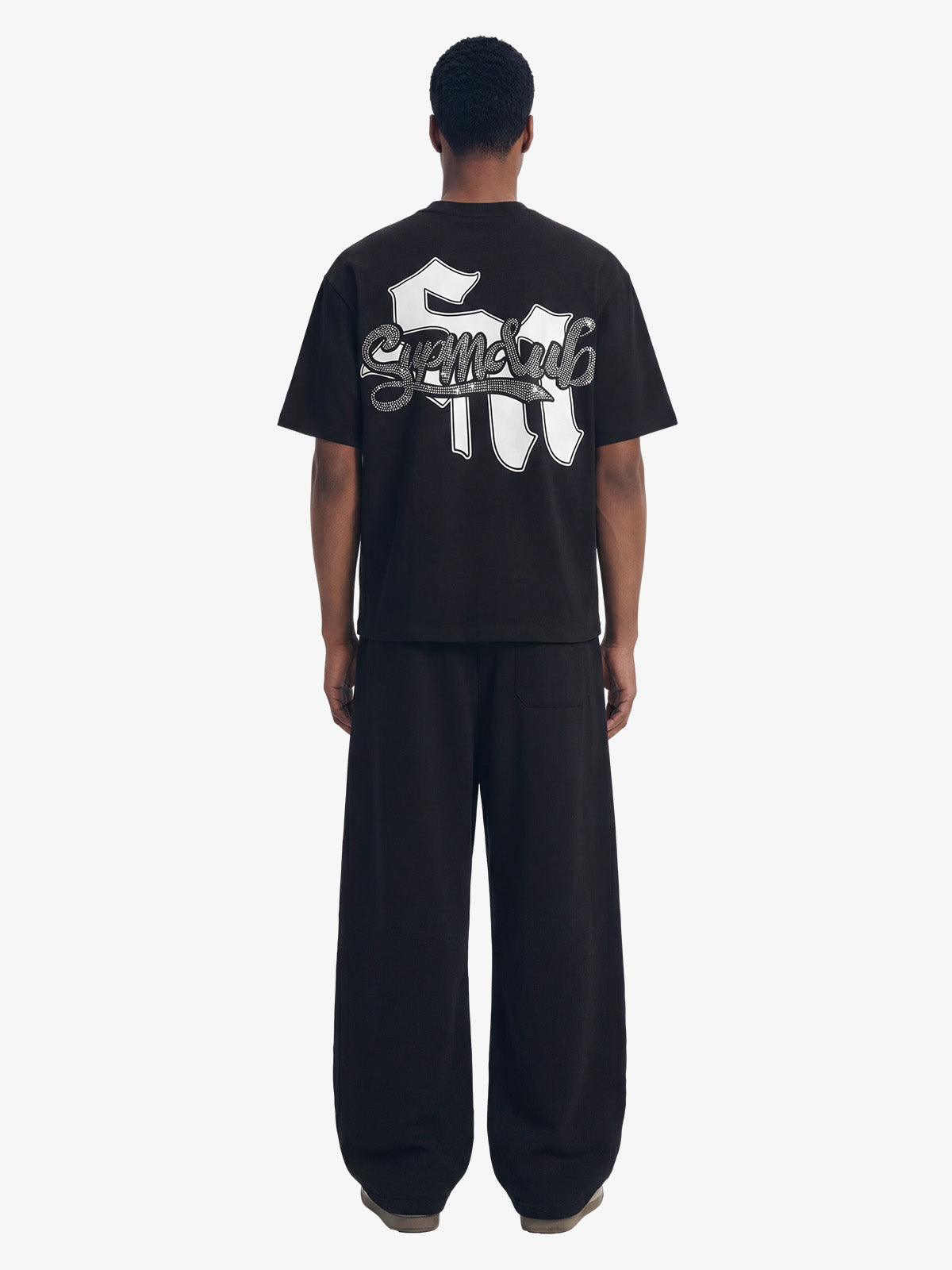 Retro Cupid Rhinestone Graphic T-Shirt 