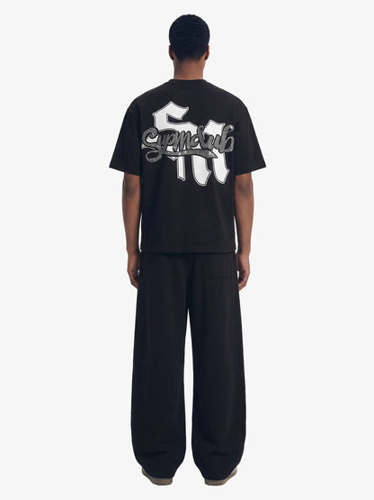 Retro Cupid Rhinestone Graphic T-Shirt 