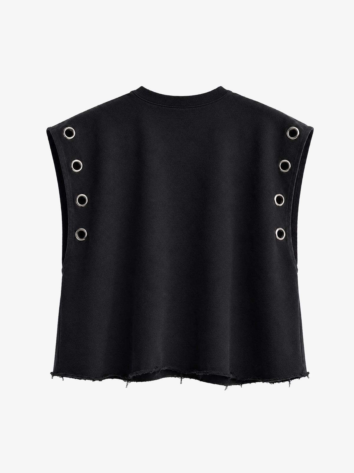 Flag Graphic Cropped Vest