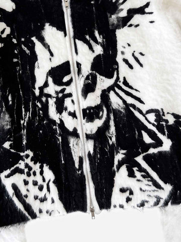 Skull Graphic Cardigan