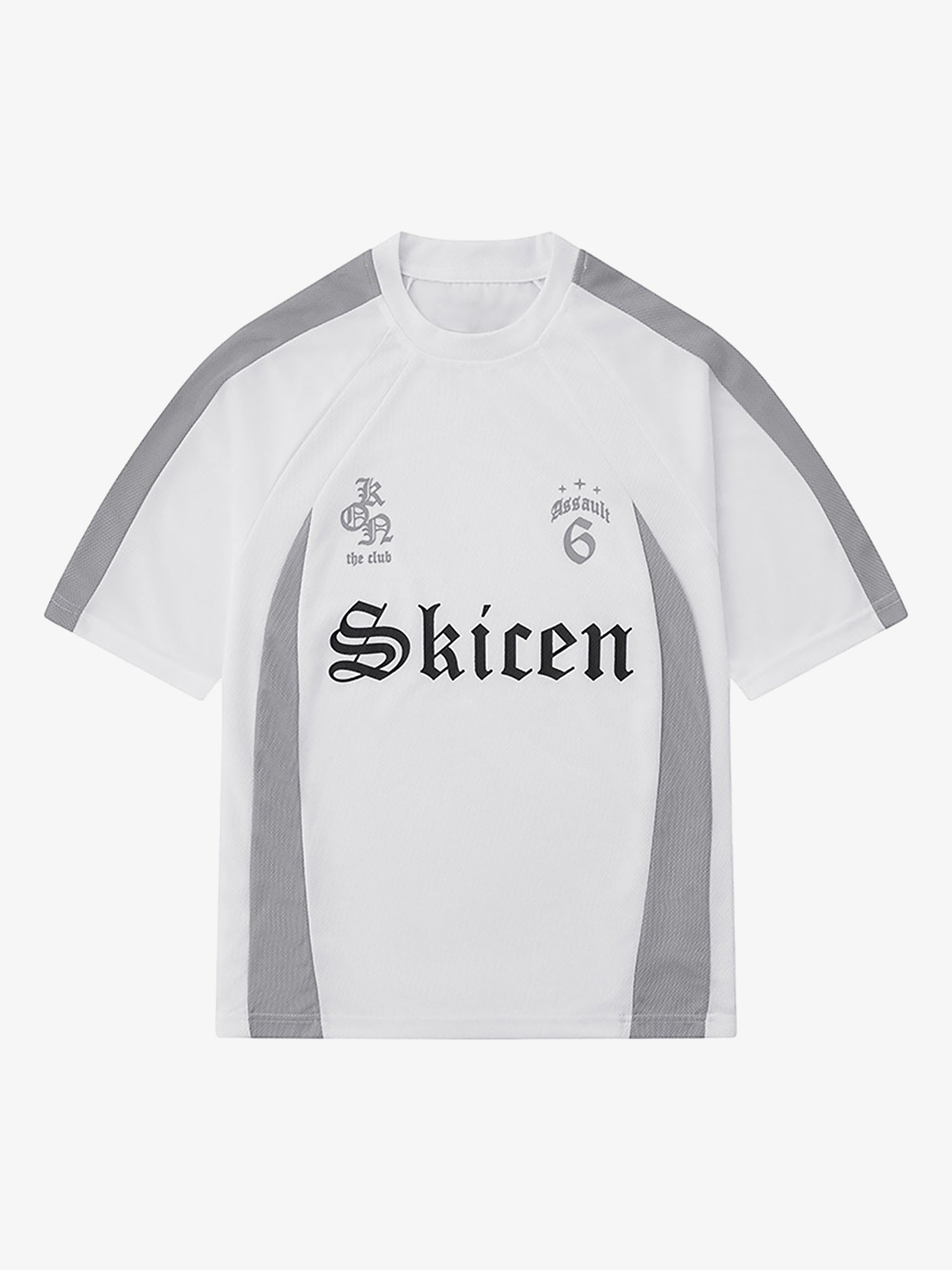 Thesupermade Gothic Font Jersey Street Rap T-Shirt 