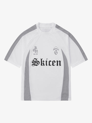 Thesupermade Gothic Font Jersey Street Rap T-Shirt 