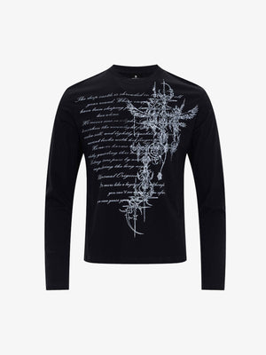 Cross Graphic Long Sleeve Tee