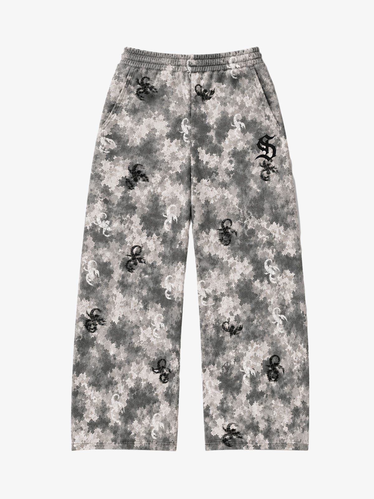 Racing Scorpion Camo Straight-Leg Sweatpants