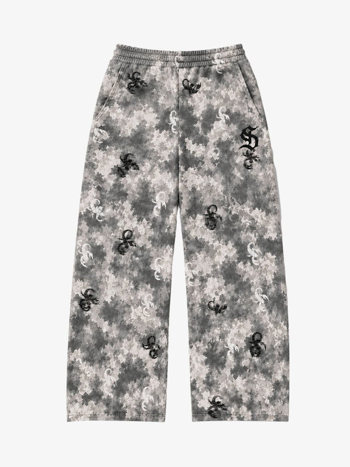 Racing Scorpion Camo Straight-Leg Sweatpants