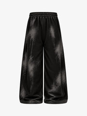 Pantalon de survêtement délavé à jambes larges, avec imprimé graphique scorpion et effet pulvérisé