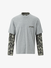 Camo Layered Long Sleeve Tee