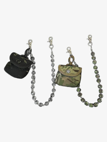 Retro-Camouflage-Geldbörsenkette
