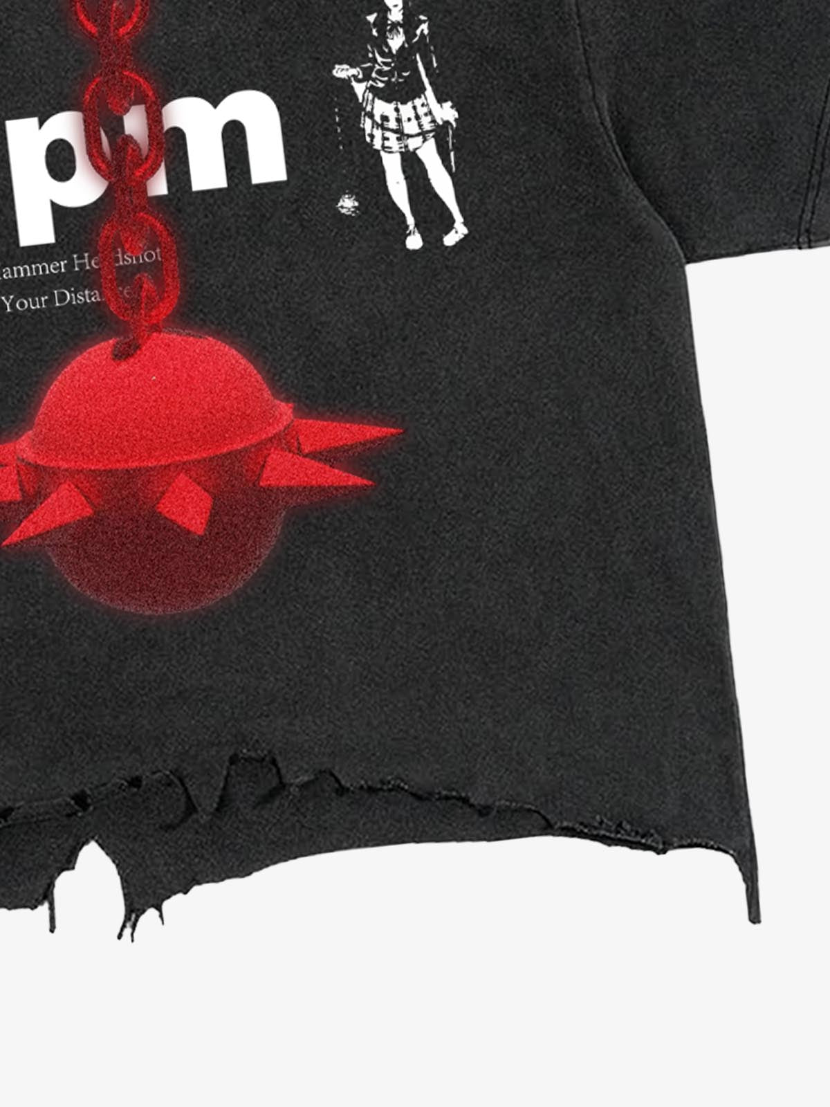 Brushed Distressed Meteor Hammer T-Shirt